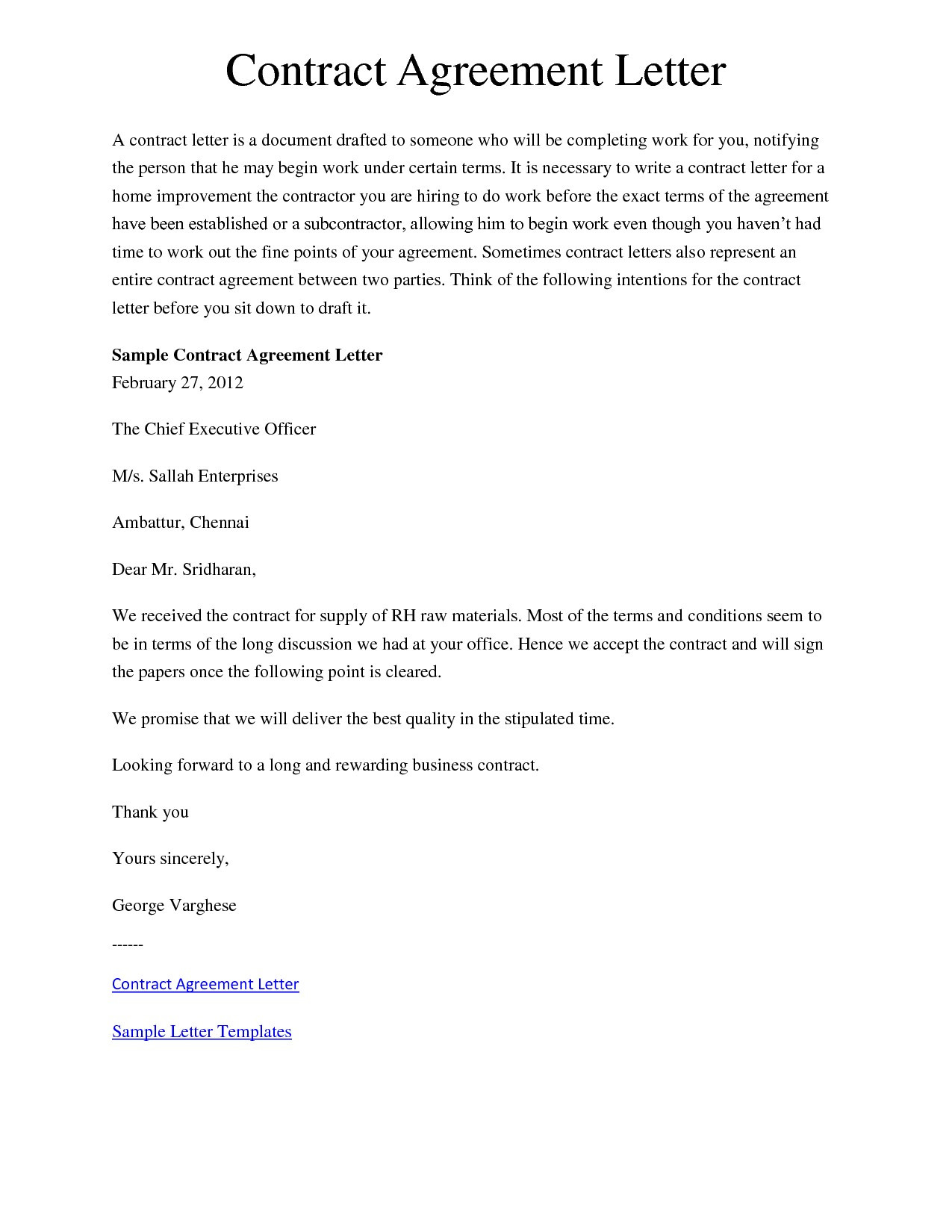 Settlement Agreement Letter Template - Simple Contract Agreement Best Sample Settlement Agreement