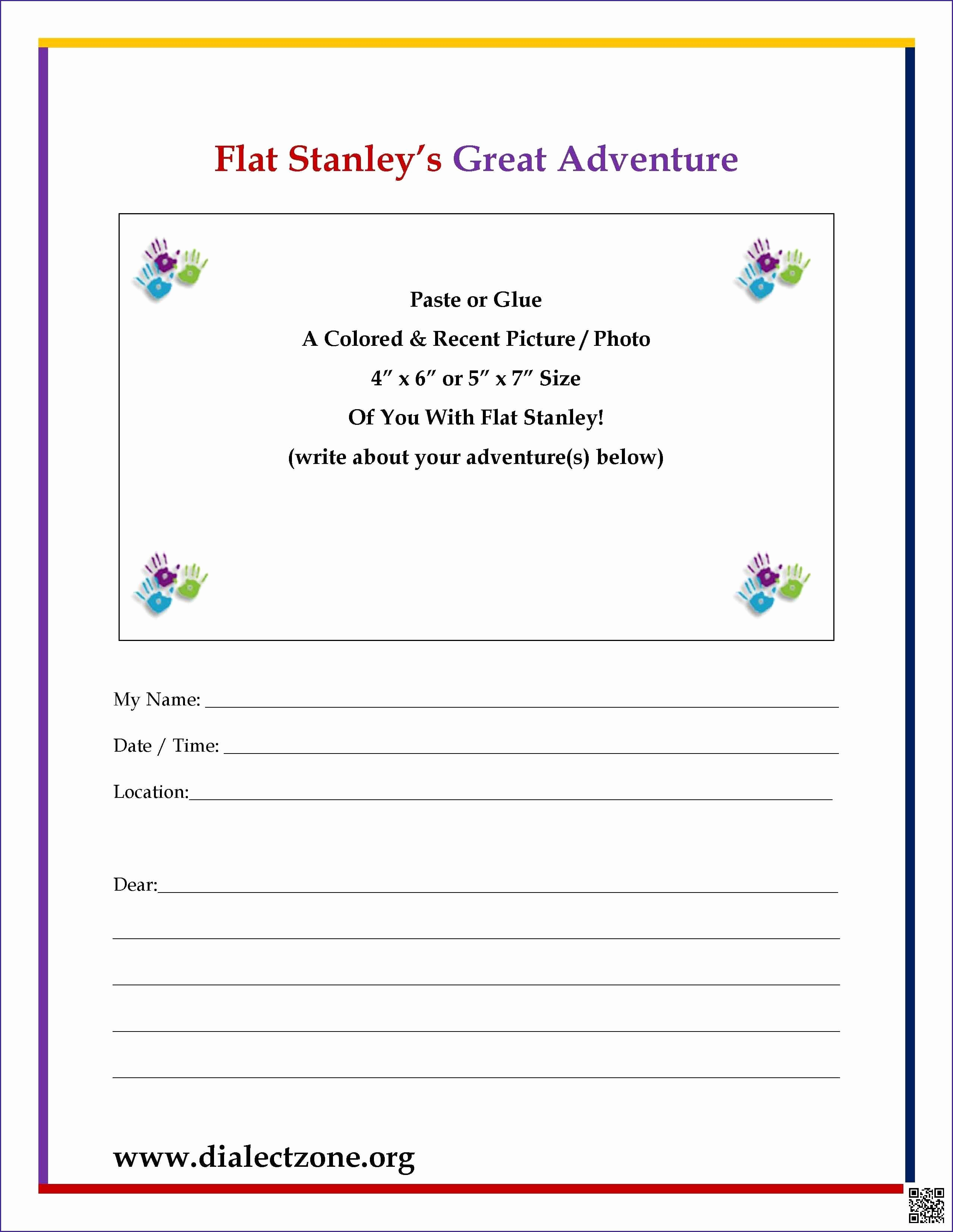 Flat Stanley Letter Template - soft Corporate Offer Template