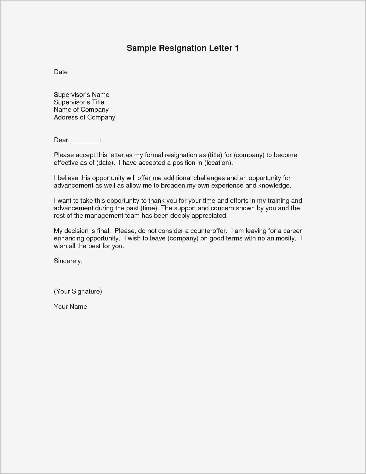 Sample Employee Termination Letter Template - Termination Employment Letter Template Ideas