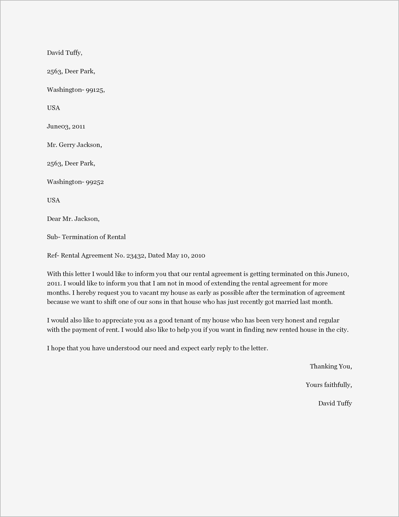 Early Lease Termination Letter to Landlord Template - Termination Lease Agreement Sample Letter Ideas