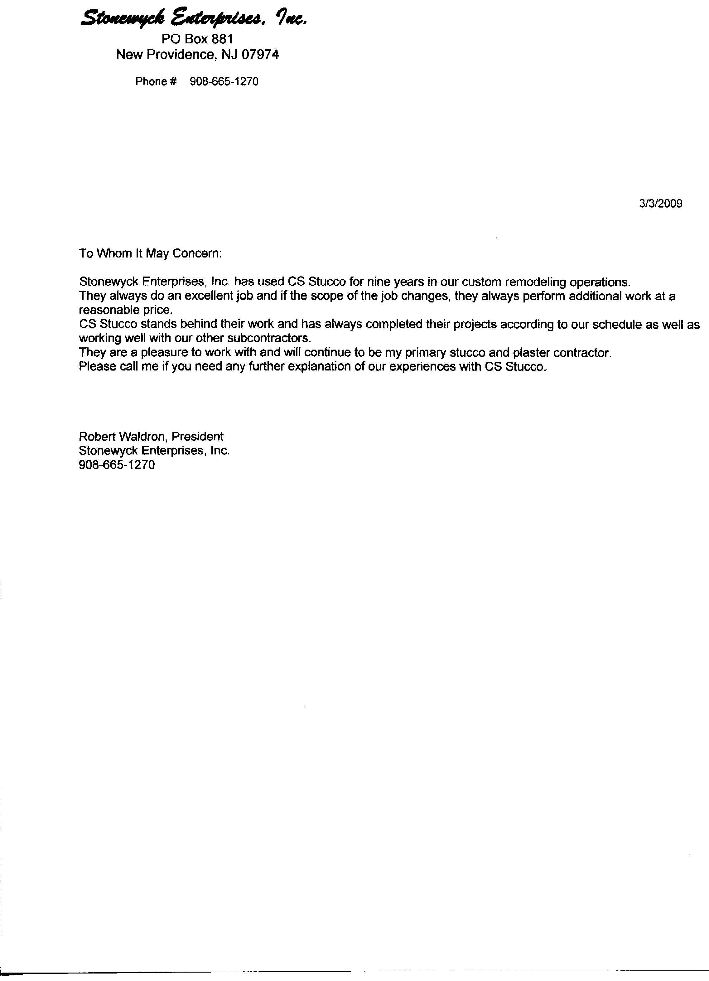 Subcontractor Warranty Letter Template Samples Letter Template Collection