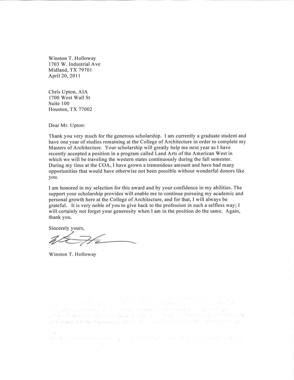 Grant Award Letter Template