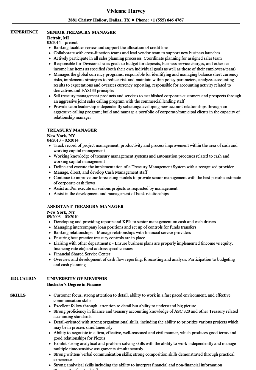 Aml Comfort Letter Template - Treasury Manager Resume Samples