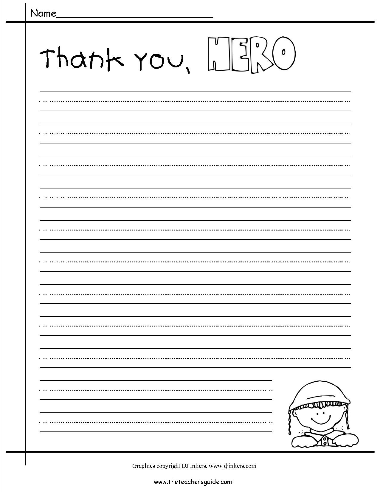 Veterans Day Letter Template - Veterans Day Thank You Letter Template